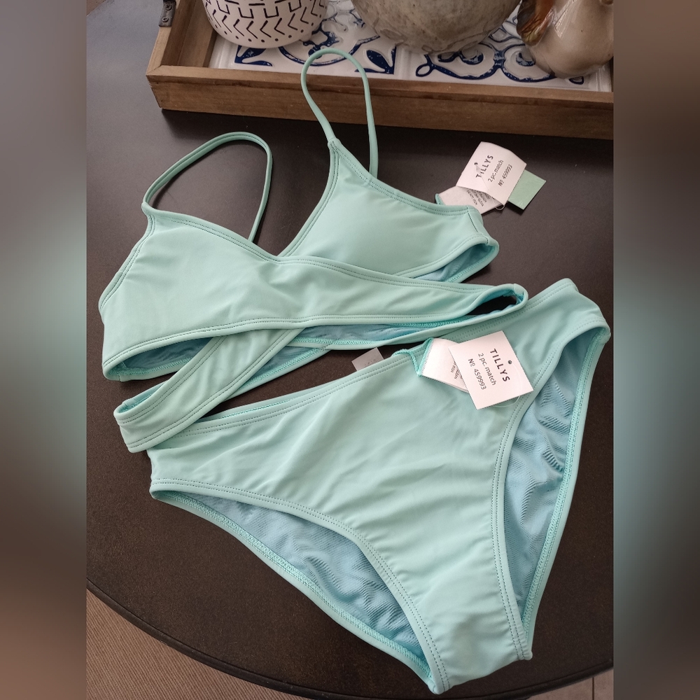 Tilly's Aqua Bikini Set